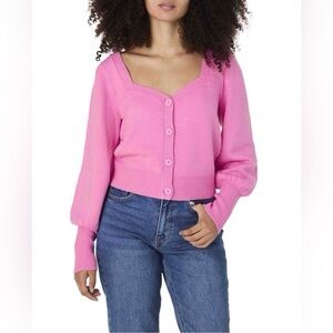 French Connection Bright Pink Women's Cardigan